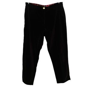 Tommy Hilfiger Women's Black Velvet Pants Size 16